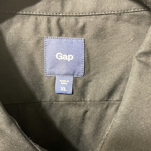 GAP,MEN,BLACK,LONG SLEEVE,BUTTON DOWN,SHIRT, SIZE-XL. - Picture 10 of 11
